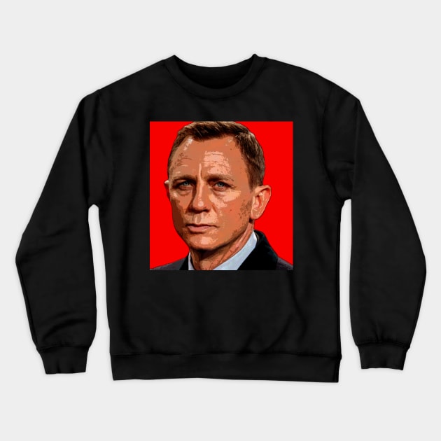 daniel craig Crewneck Sweatshirt by oryan80